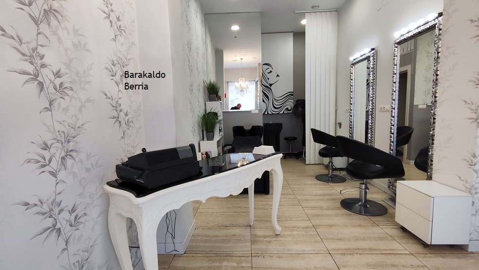 Peluquería reformada y equipada en pleno centro de San Vicente (Barakaldo)